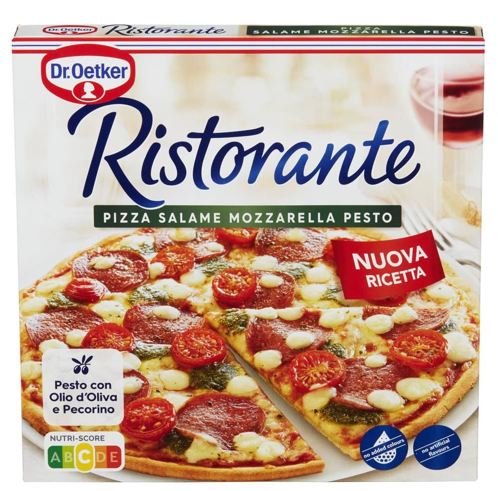 Pizza Ristorante Salame Mozzarella Pesto 360 g