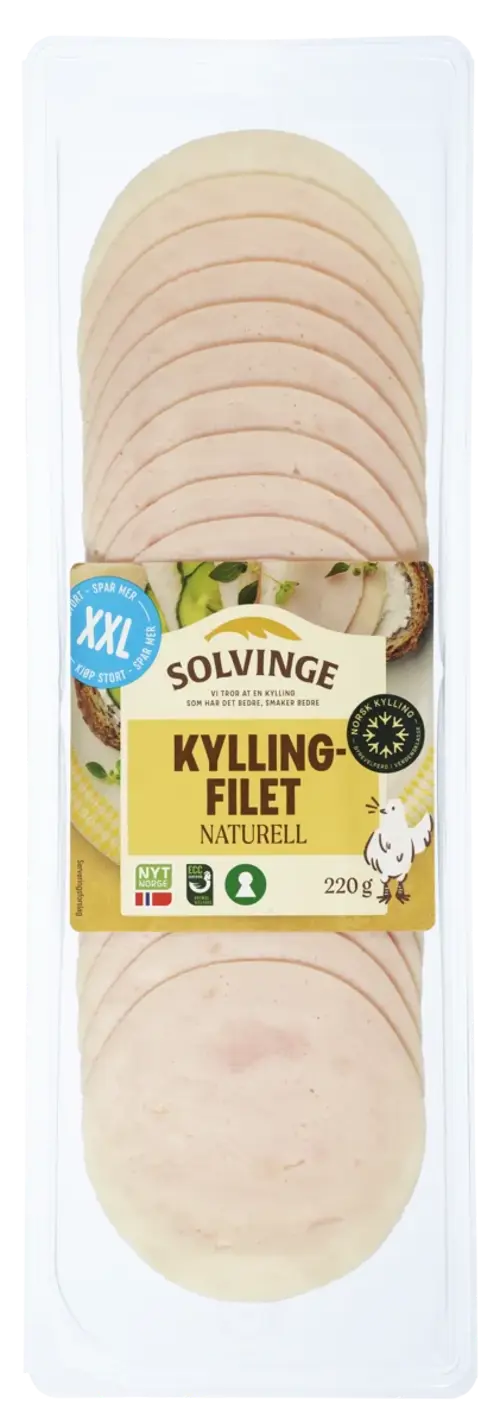 Kyllingpålegg Naturell 220g Xxl
