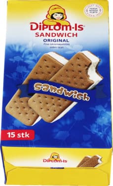 Sandwich Original 15pk Diplom-Is 15 stk