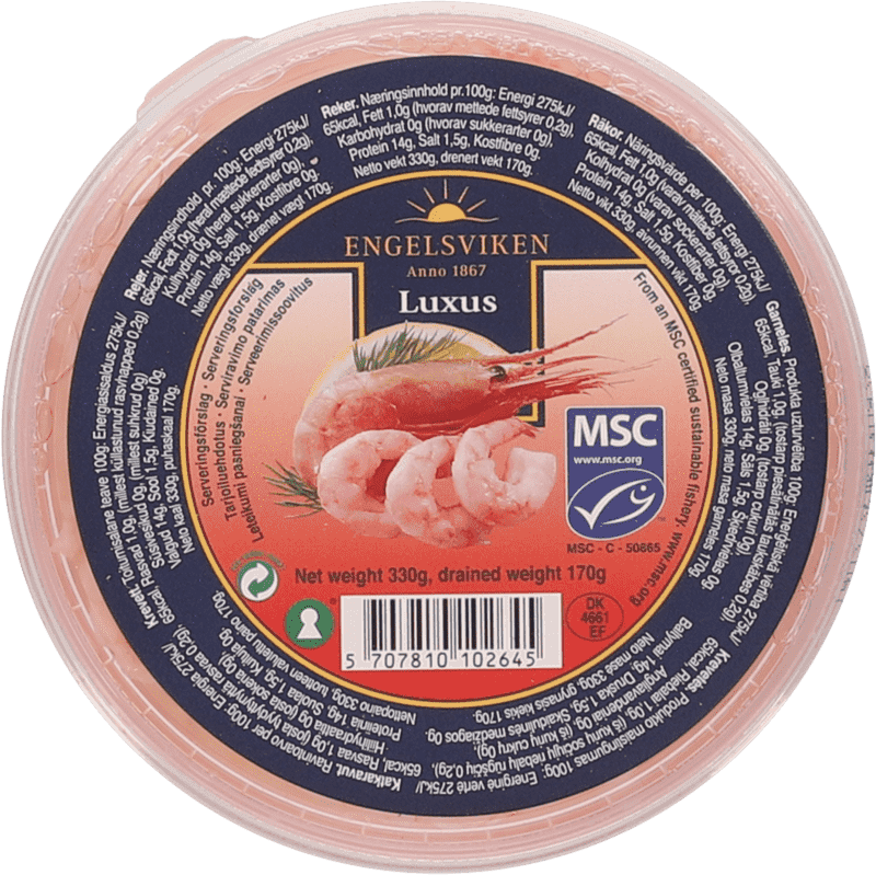 Engelsviken Luxus Reker i Lake 170g