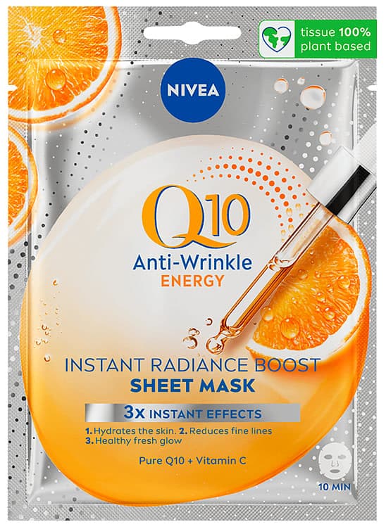 Nivea Ansiktsmaske Q10 Plus Sheet 1stk