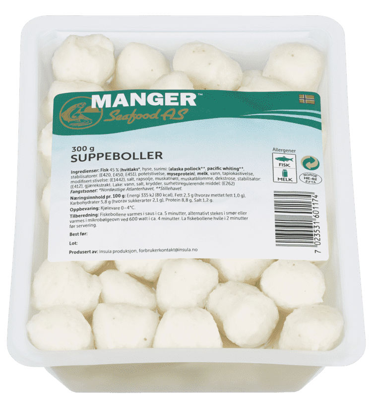 Manger Seafood Suppeboller 300g