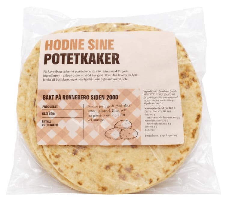 Potetkaker 8stk 320g Hodne