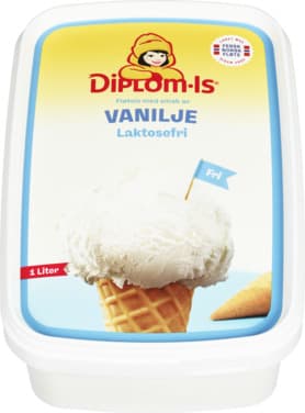 Vanilje Laktosefri 1l Diplom-Is