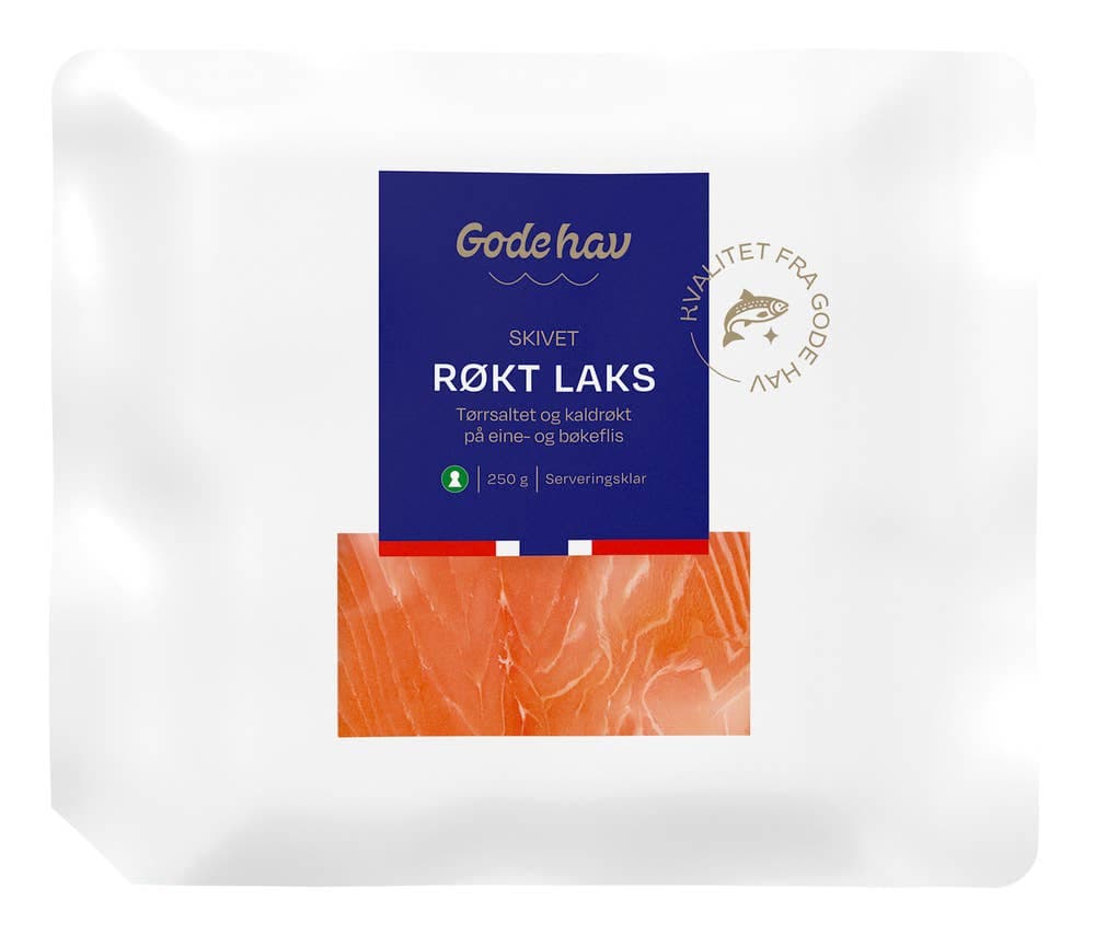 Røkt laks 100g Gode hav