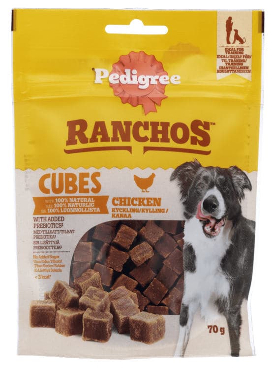 Pedigree Cubes Chicken 70g