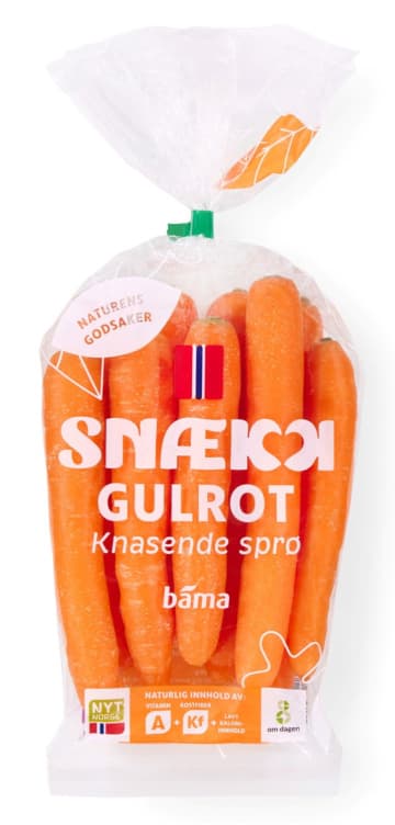 Gulrot Snacks 200g