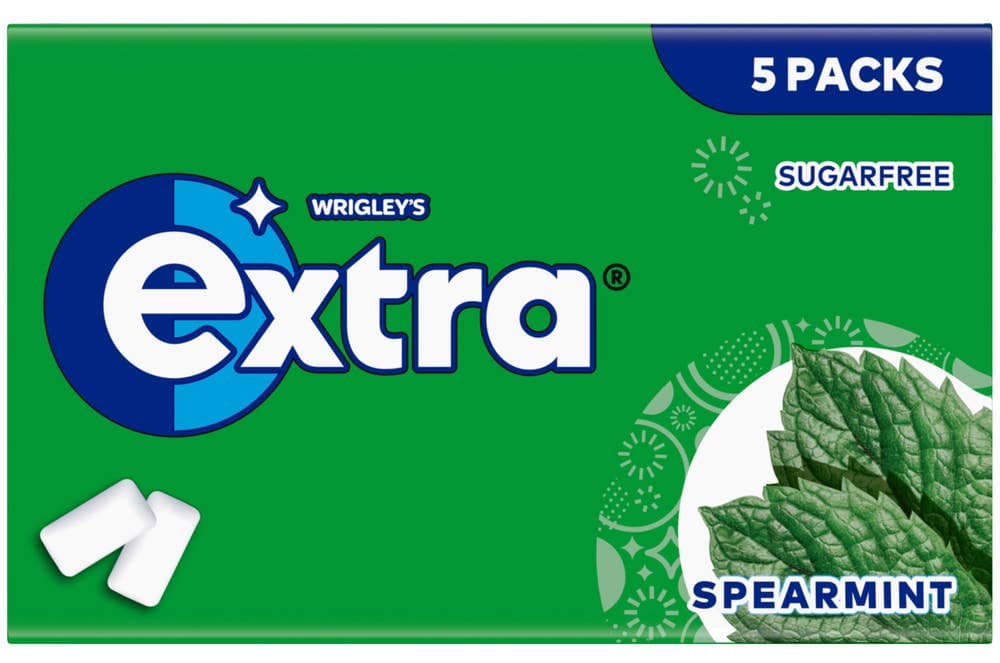 Extra Spearmint Sukkerfri 5 stk, 70 g