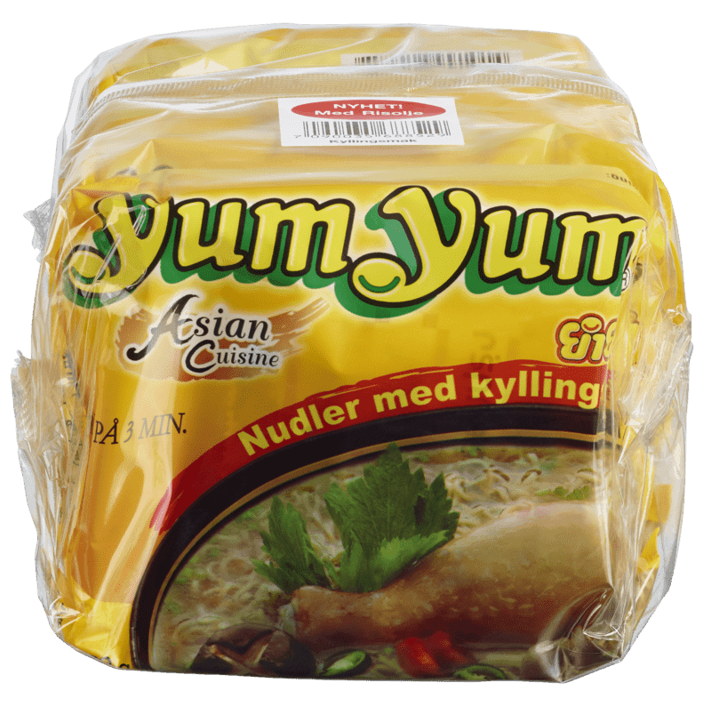 YumYum Kyllingnudler 5x60g