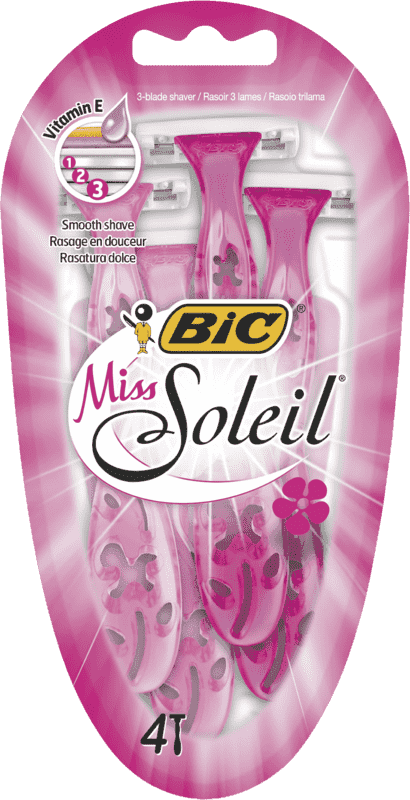Bic Miss Soleil Barberhøvel 4pk