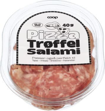 Pizza Salame Trøffel 40g Coop