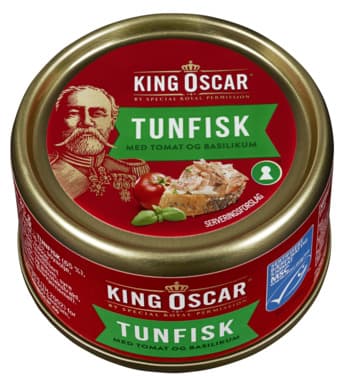 Tunfisk Tomat & Basilikum 85g King Oscar