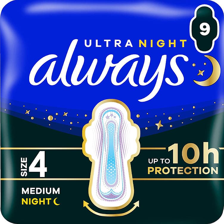 Always Ultrasecure Night Nr4 9stk