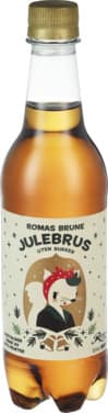 Julebrus Brun uten Sukker 500ml Roma flaske