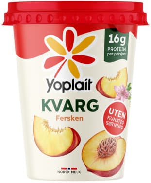 Yoplait Kvarg Fersken 420g