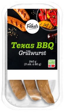 Texas BBQ Grillwurst 240 Folkets 240 g