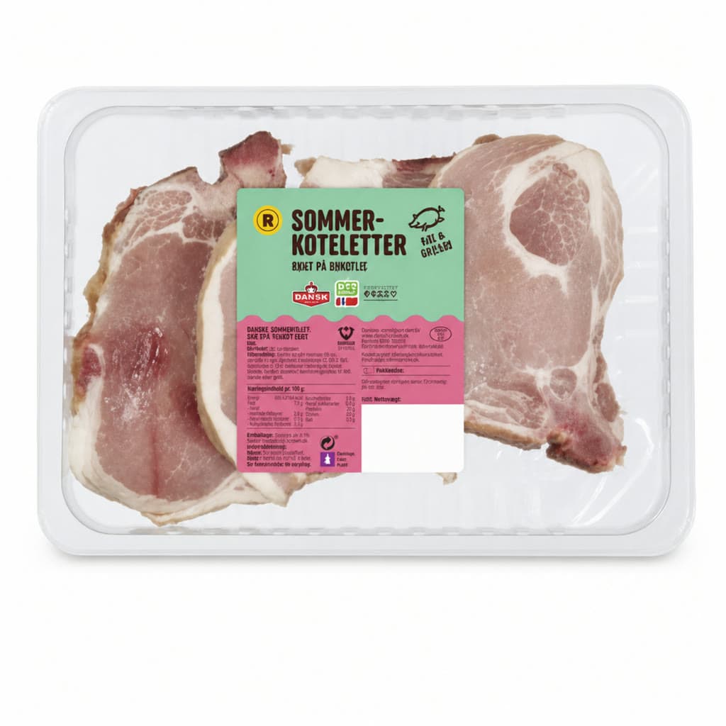 Sommerkoteletter R pr kg