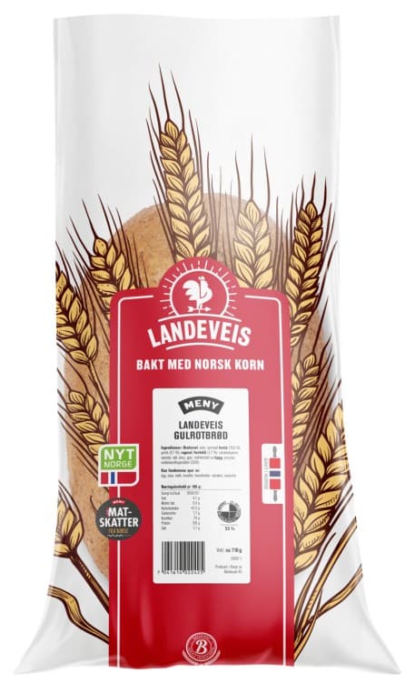 Gulrotbrød 750g Landeveis 710 g