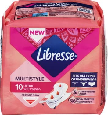 Libresse Bind Ultra Multistyle 10stk