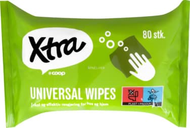 Wipes Universal 80stk X-tra