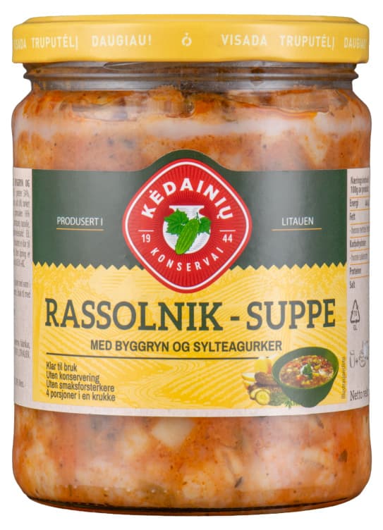 Suppe Rassolnik 480g Kedainiu