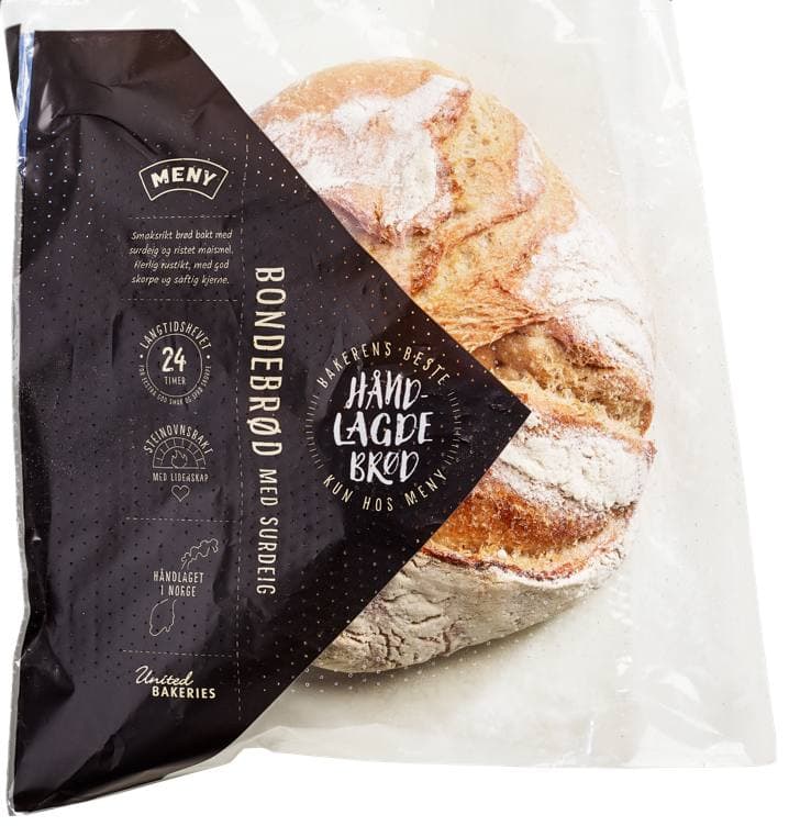 Bondebrød Surdeig 760g Håndlagd 850 g