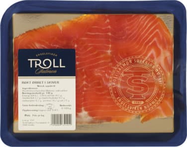 Troll Røkt Ørret i Skiver 100g