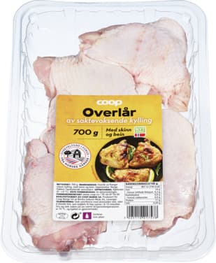 Overlår Naturell 700g Coop
