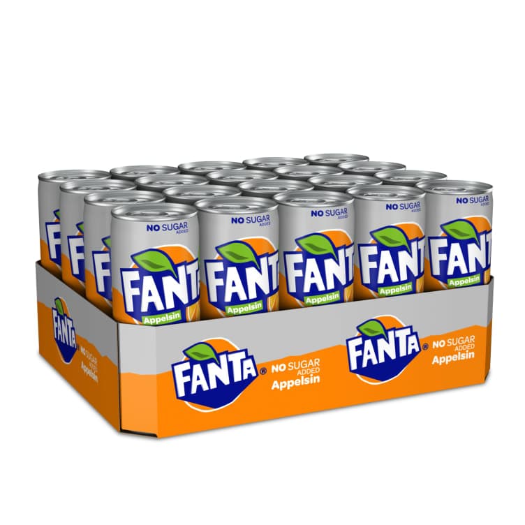 Fanta Orange Zero 20x0,33l boks 6600 ml