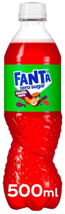 Fanta Exotic Zero 0,5l flaske