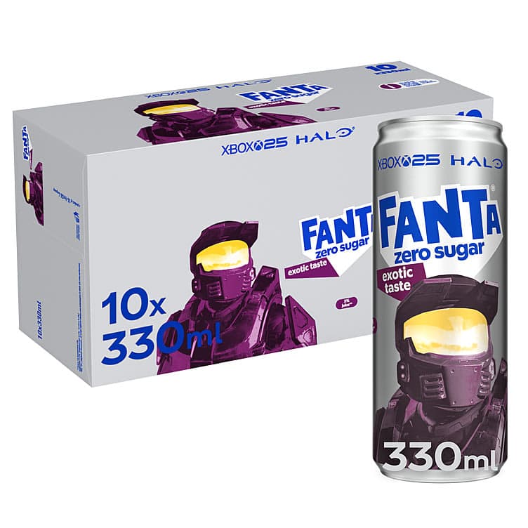 Fanta Exotic Zero 10x0,33l boks 3300 ml