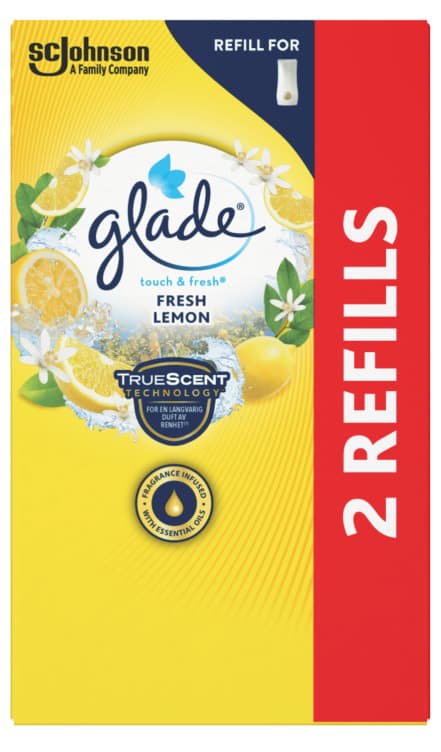 Glade Touch&Fresh Fresh Lemon Duo Refill 2x10ml 20 ml