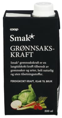 Grønnsakkraft 500ml Smak