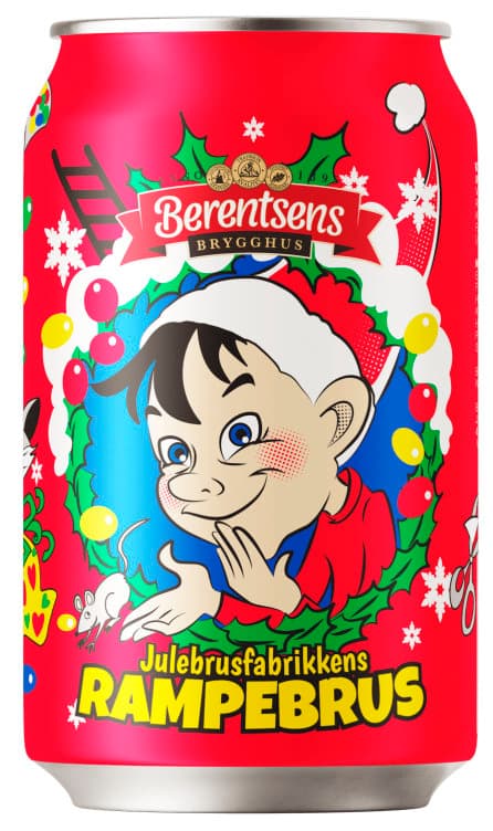Rampebrus Julebrusfabrikken 330ml Berentsens boks