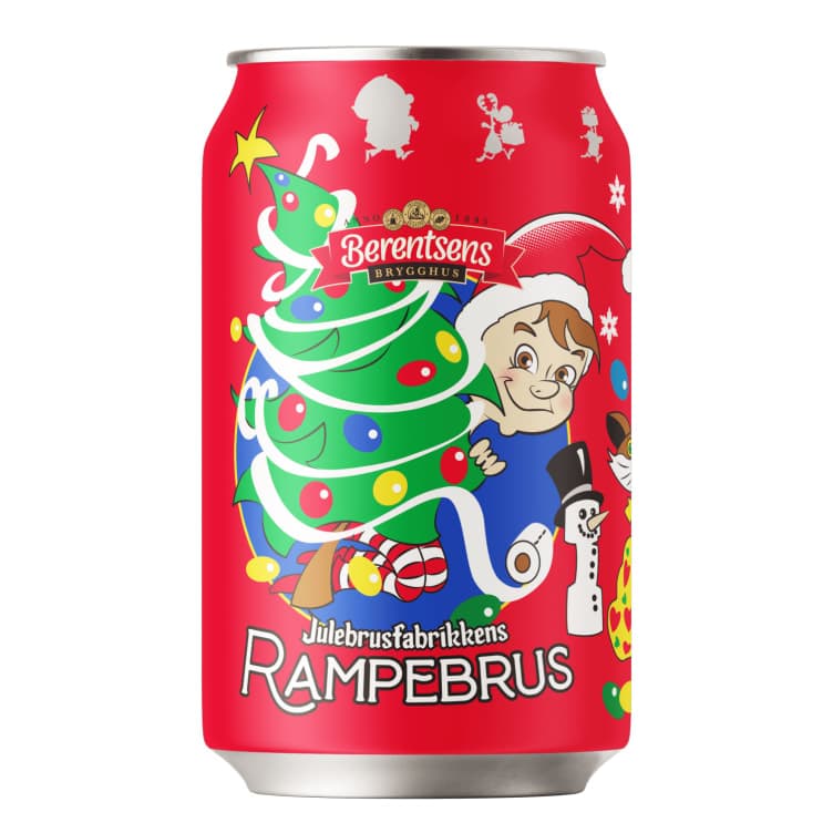 Rampebrus Julebrusfabrikken 6x330ml Berentsens boks 1980 ml