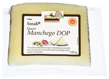 Manchego 12 Måneder 150g Smak