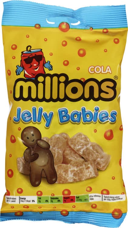 Jelly Babies med Cola 150g Millions