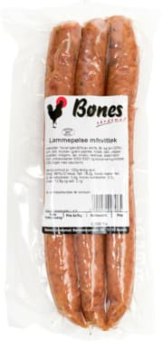 Bønes Lammepølse med Hvitløk 300g