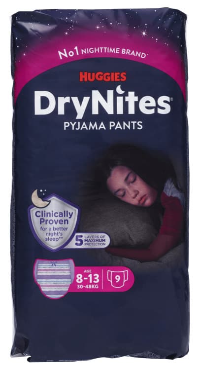 Huggies Drynites Large Girl 27/57 9stk
