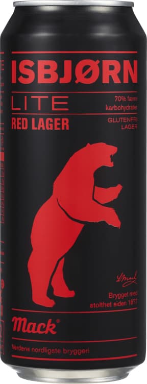 Mack Isbjørn Lite Red Glutenfri 500ml boks