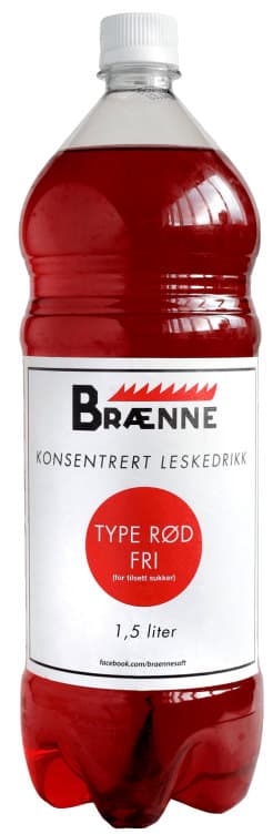 Type Rød Fri 1,5l Brænne flaske
