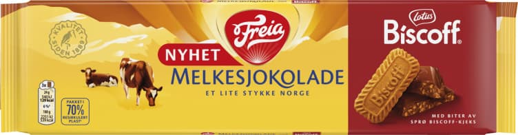 Freia Melkesjokolade Biscoff 190g