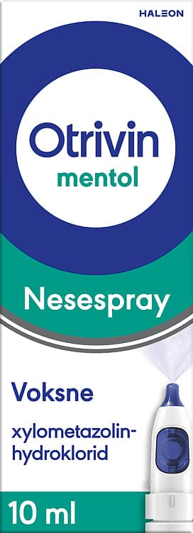 Otrivin Nesespray Voksen 1mg 10ml Mentol