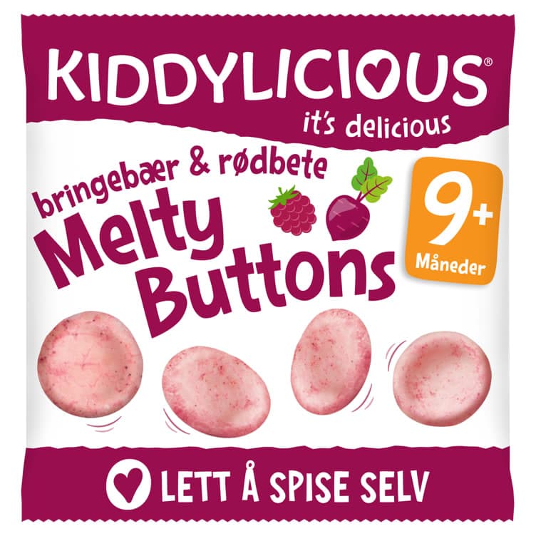 Riskjeks Bringebær&Rødbet 6g Kiddylicious