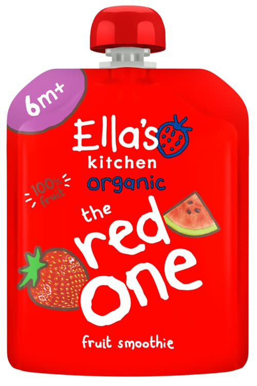SMOOTHIE DEN RØDE Øko 6m 90g ellas