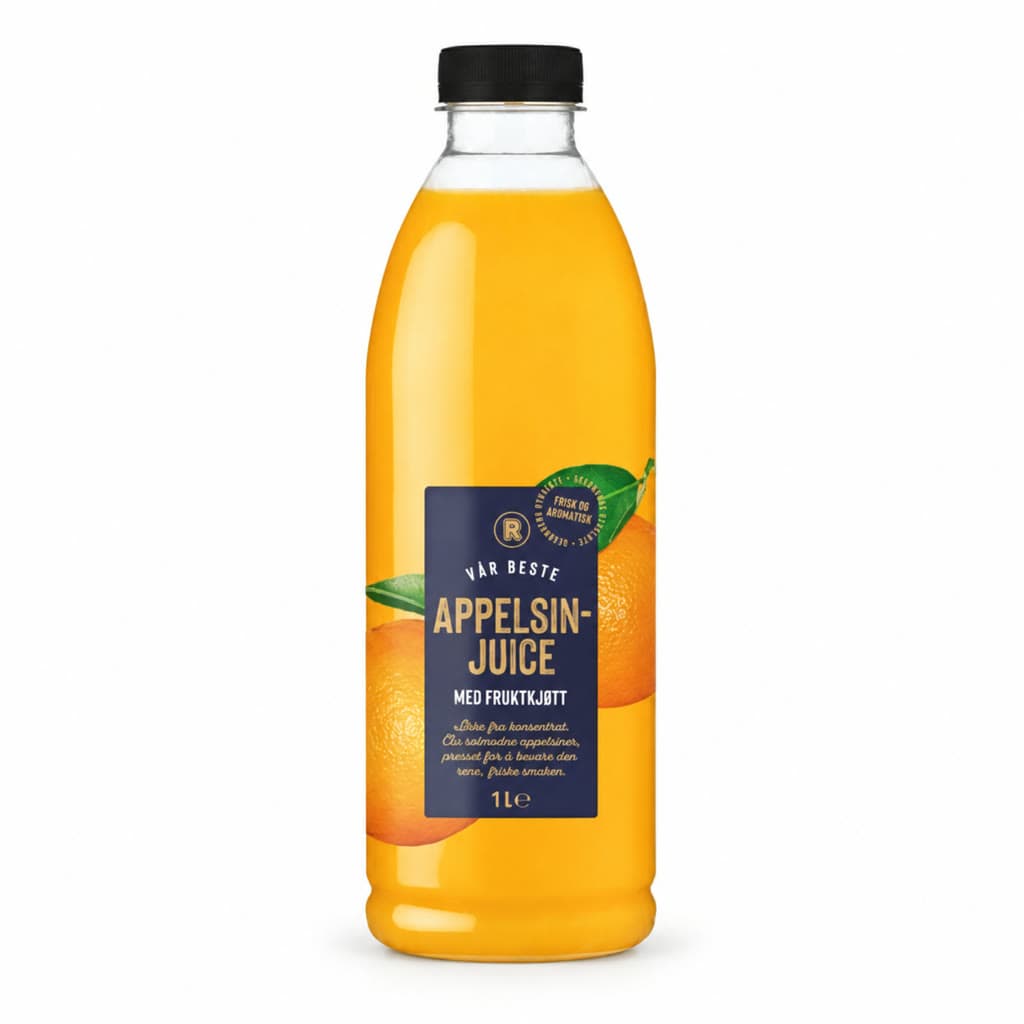 Appelsinjuice Vår Beste 1l Rema 1000