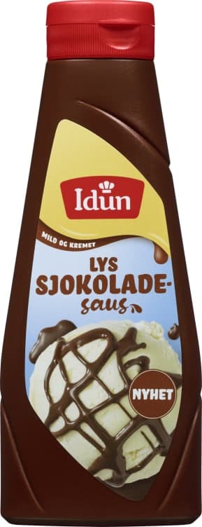 Idun Sjokoladesaus Lys 300g