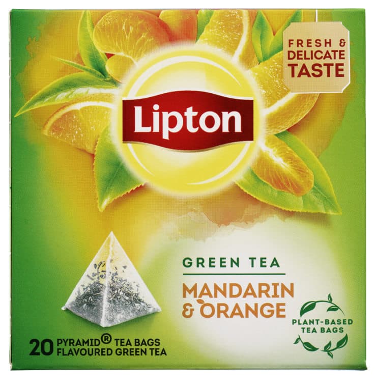 Grønn Te Mandarin&Appelsin 20pos Lipton