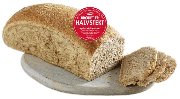 Grovt Bondebrød Halvstekt 700g 1 g