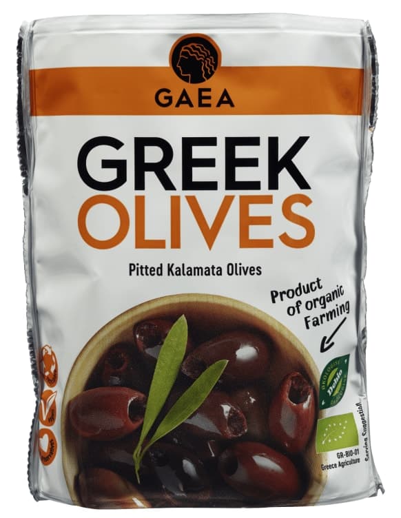 Oliven Kalamata u/Sten Økologisk 150g Gaea